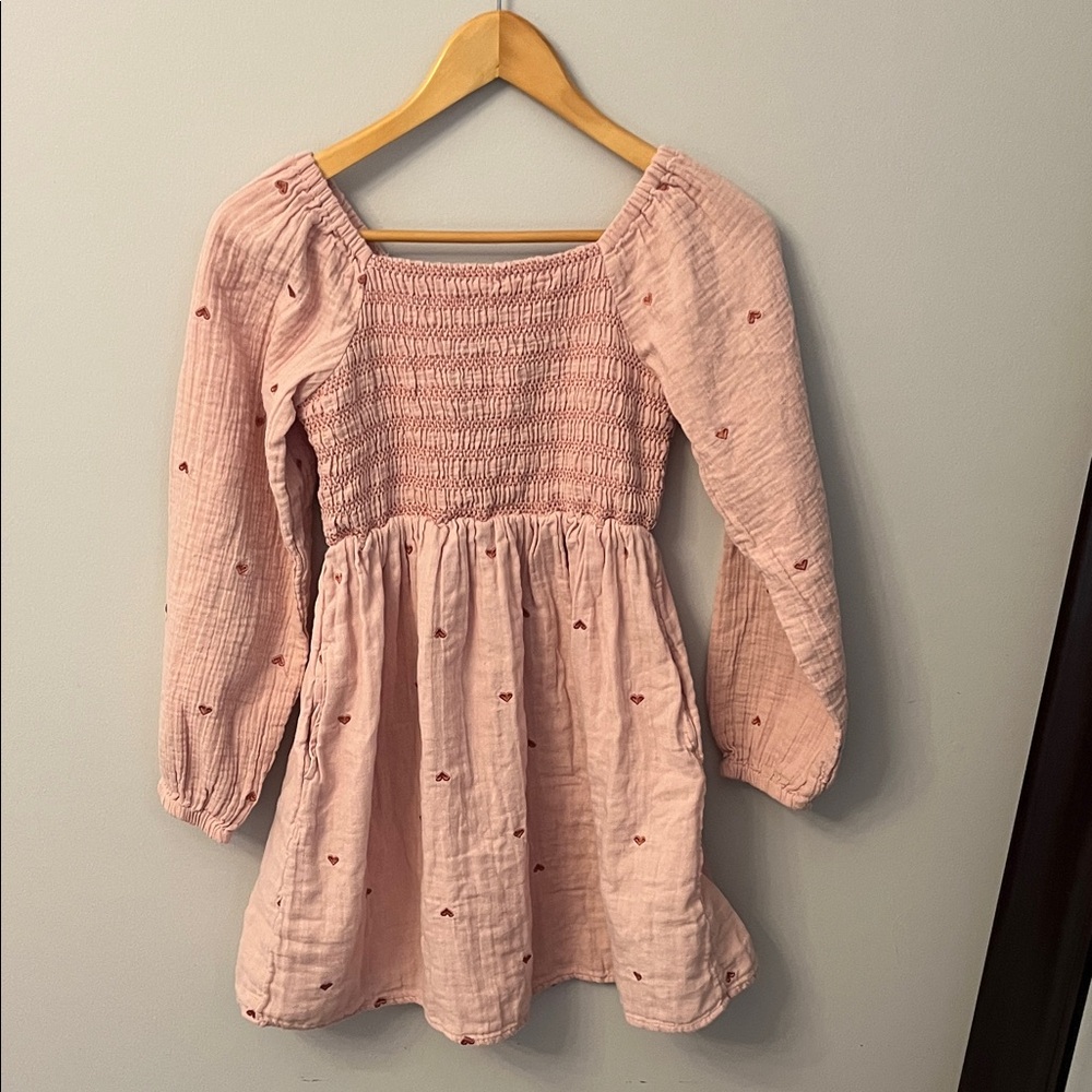 Cat & Jack Blush Pink Smocked Dress